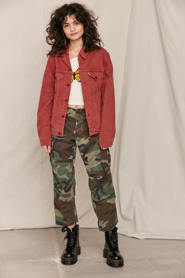 Vintage Levi's Rust Denim Jacket #3