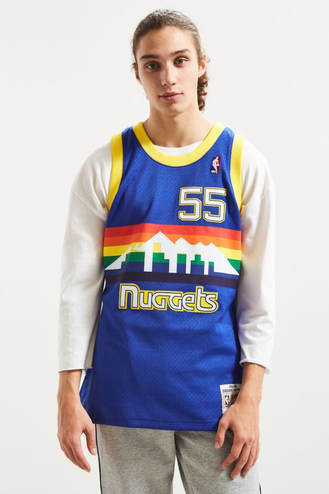 Mitchell & Ness Denver Nuggets Dikembe Mutombo ’91 – ’92 Basketball Jersey #1