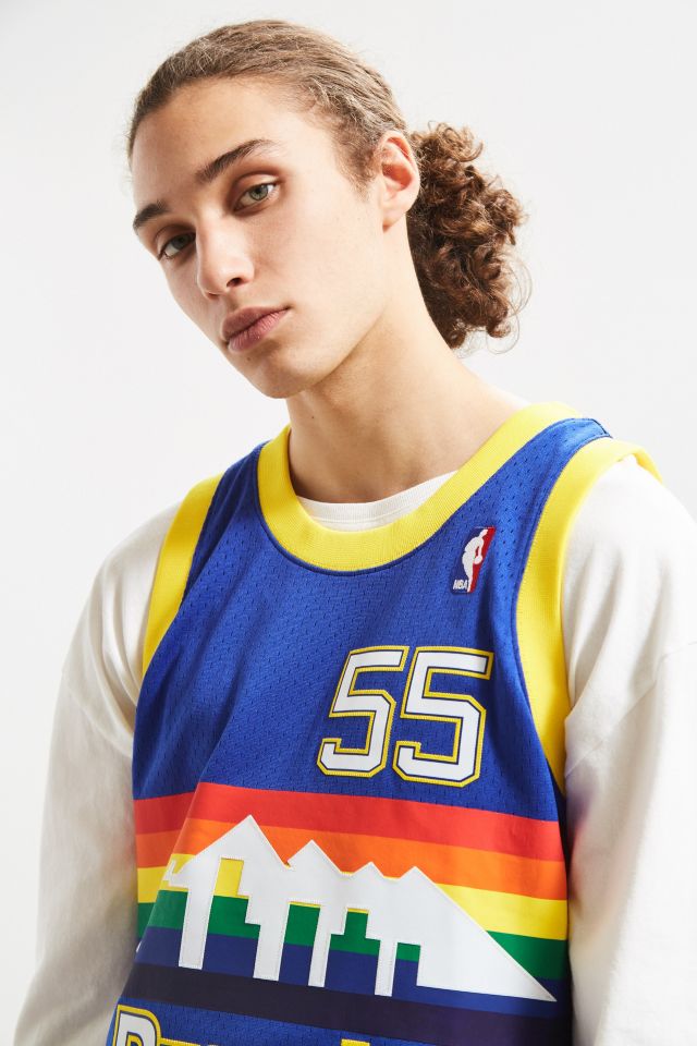 Mitchell & Ness Denver Nuggets Dikembe Mutombo ’91 – ’92 Basketball Jersey #4