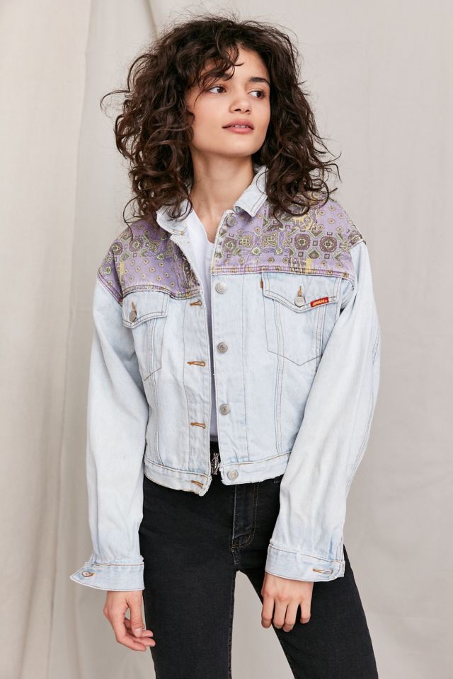 Vintage '90s Jordache Pieced Paisley Denim Jacket | Urban Outfitters