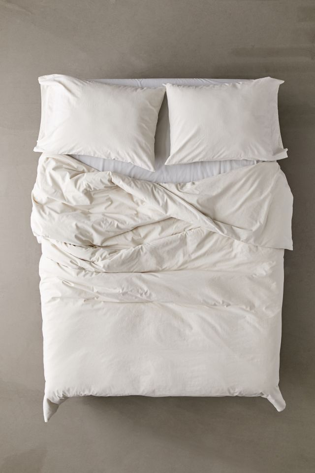 Washed Cotton Solid Duvet Cover #1