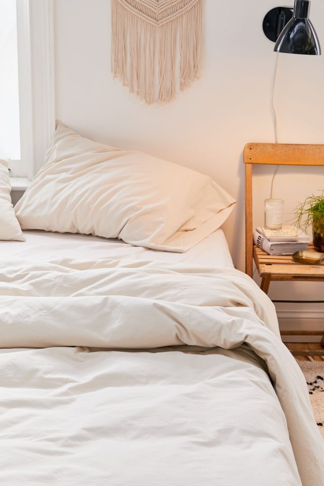 Washed Cotton Solid Duvet Cover #2