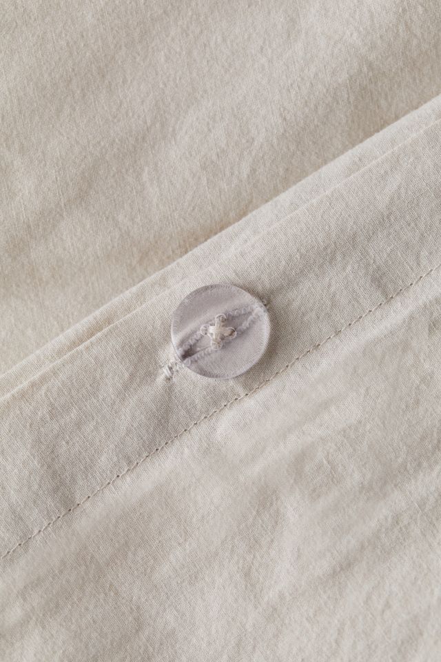 Washed Cotton Solid Duvet Cover #5