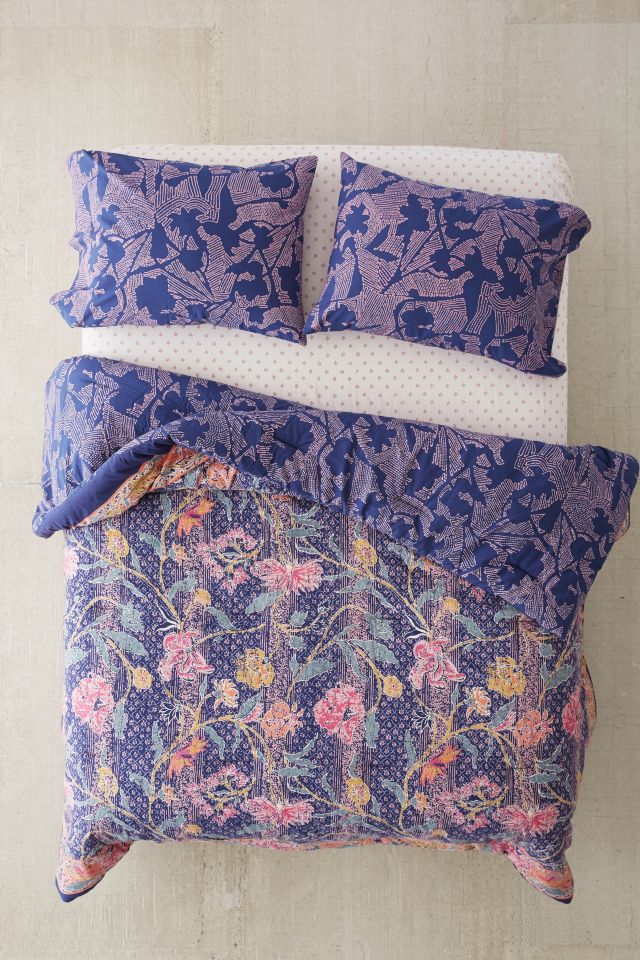 Taliah Mixed Floral Reversible Comforter Snooze Set #2