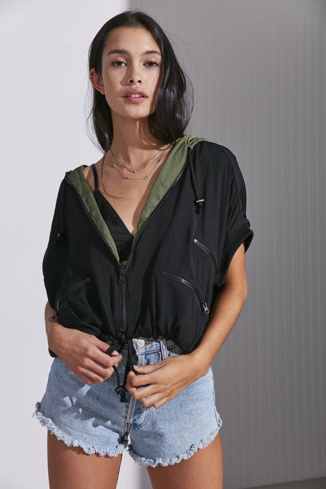 Silence + Noise Perez Zip Hoodie Shirt