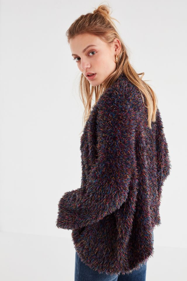 Pins And Needles Fluffy Oversized Cardigan Urban Outfitters Canada