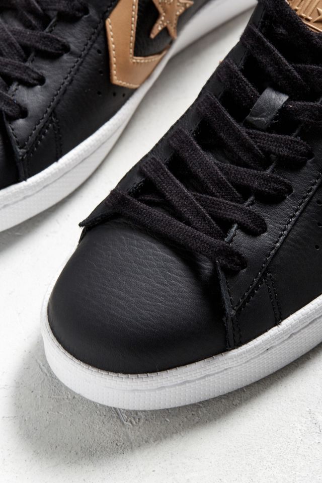 Converse pro leather 76 ox black online