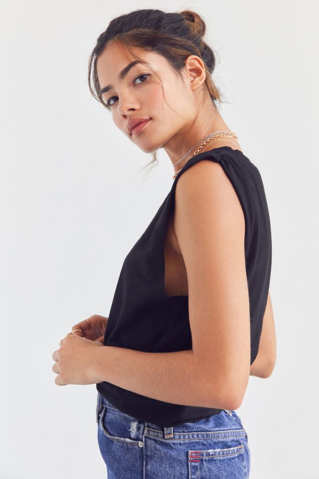 Truly Madly Deeply Knot Front Tank Top #1