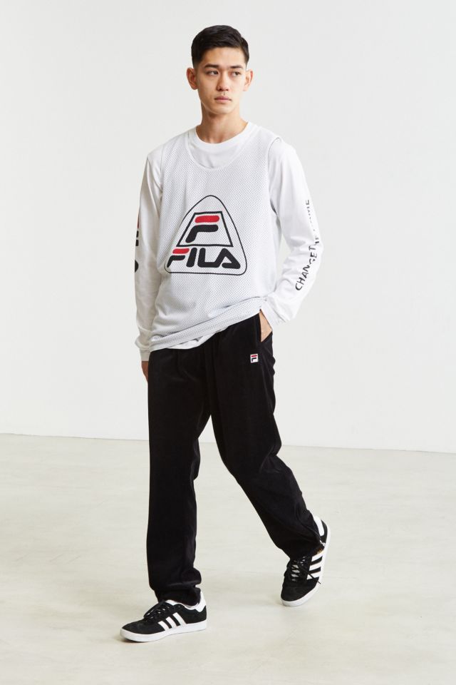 Fila kaiden velour track on sale pants