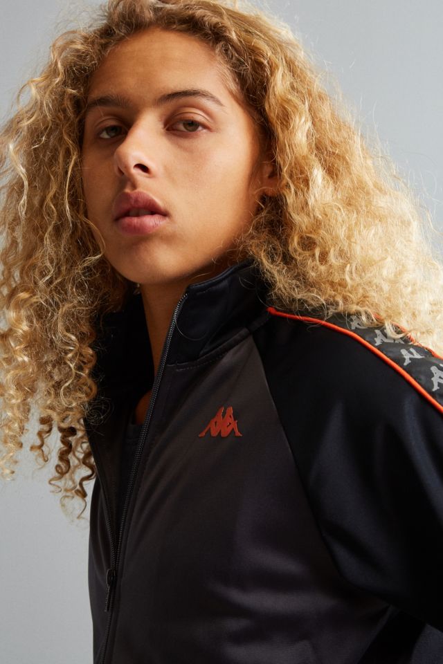 Kappa orange hot sale track jacket