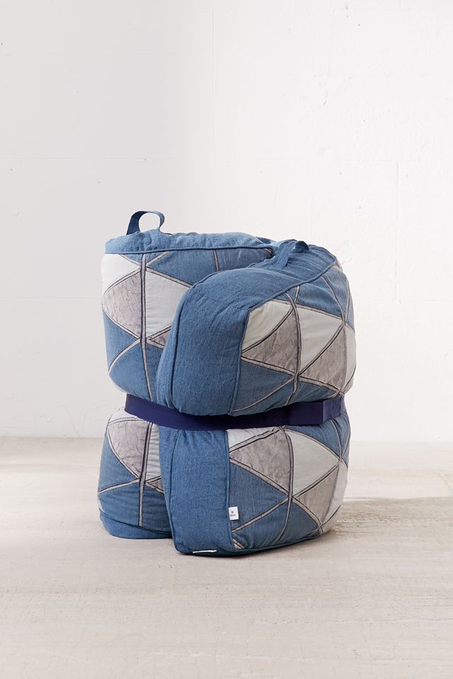 Valerie Patchwork Denim Daybed Cushion #3