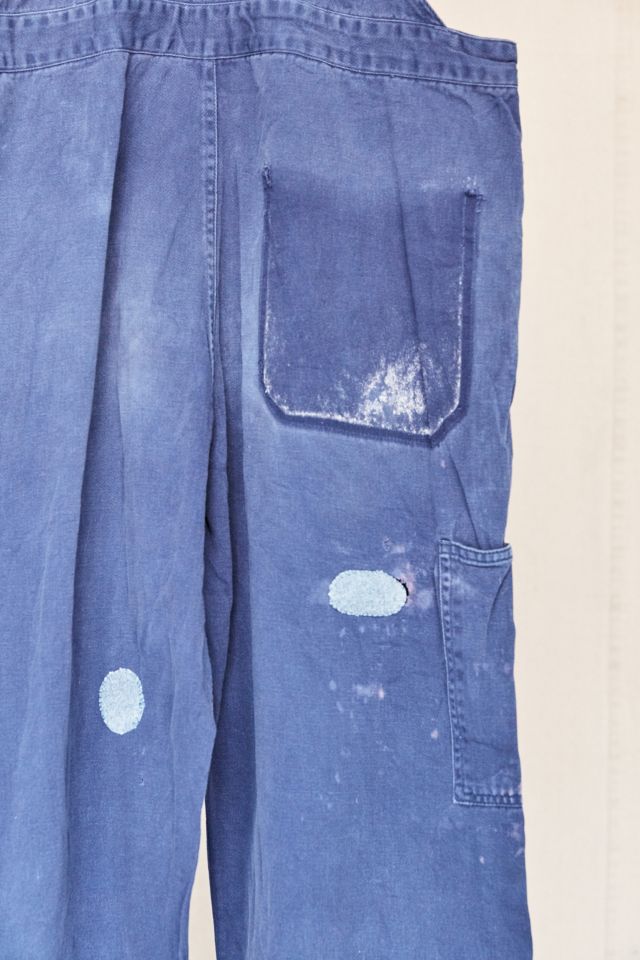 Vintage Patched Workwear Denim Overall #5