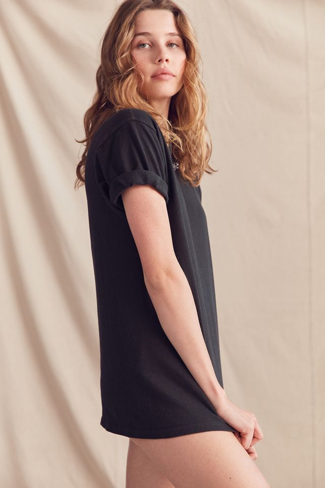Urban Renewal Recycled Embroidered Neckline Tee #2