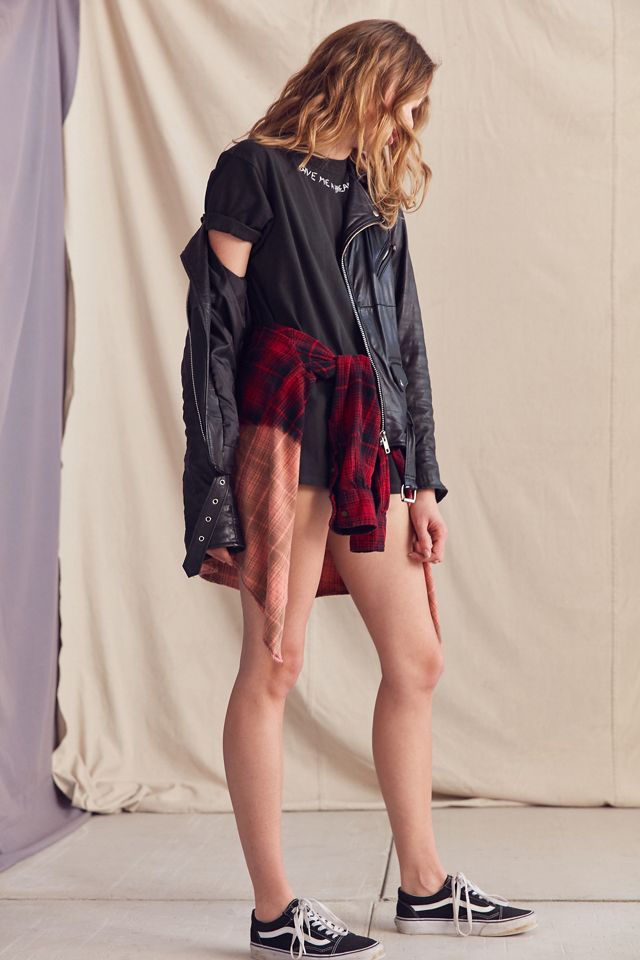 Urban Renewal Recycled Embroidered Neckline Tee #3