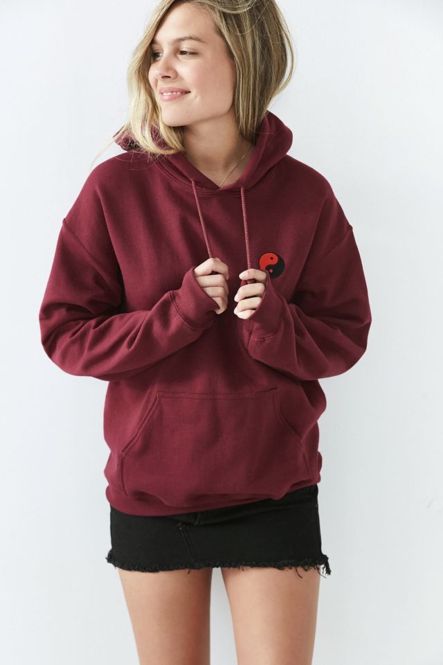 Embroidered Yin Yang Hoodie Sweatshirt #5