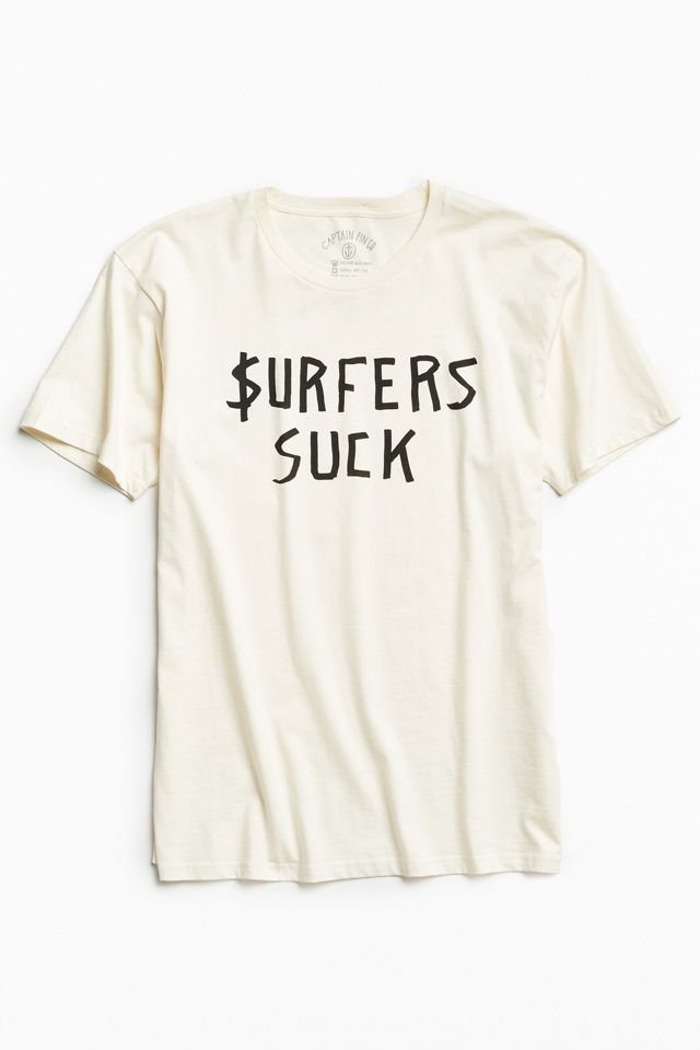Captain Fin Surfers Suck Tee | Urban Outfitters