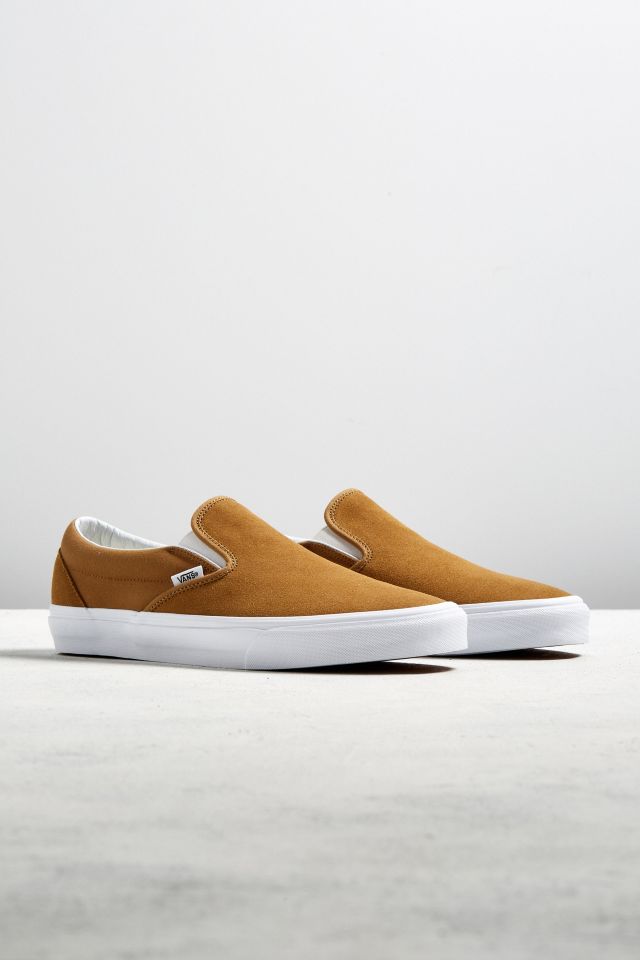 Vans Classic Slip On Bronze Suede Sneaker