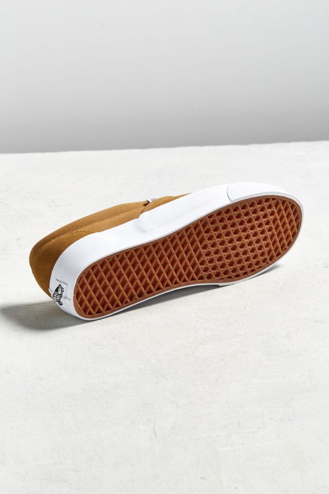 Vans Classic Slip-On Bronze Suede Sneaker #4