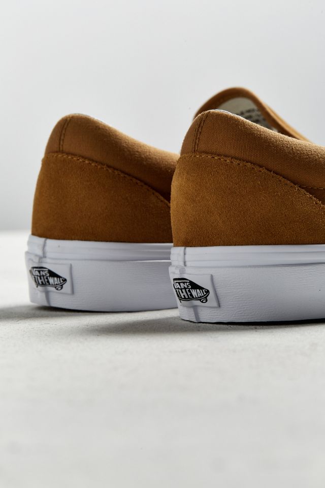 Vans Classic Slip-On Bronze Suede Sneaker #5