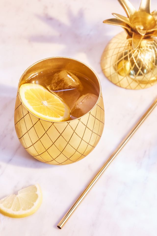 W&P Design Pineapple Sipper Tumbler #1