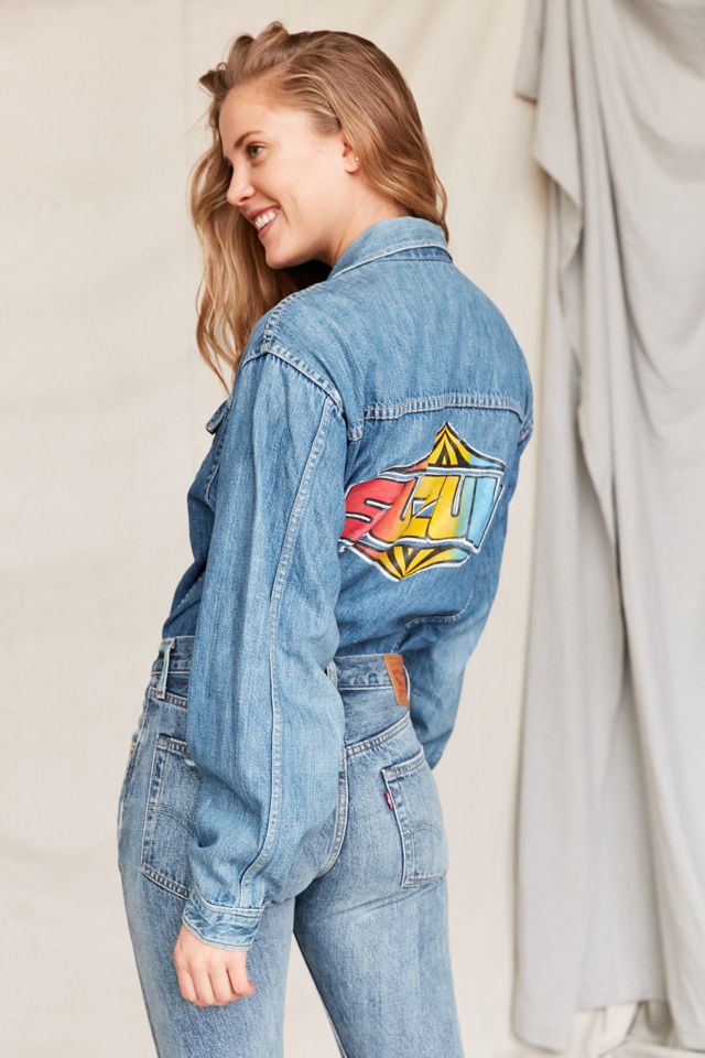 Vintage '90s Suzuki Denim Jacket | Urban Outfitters