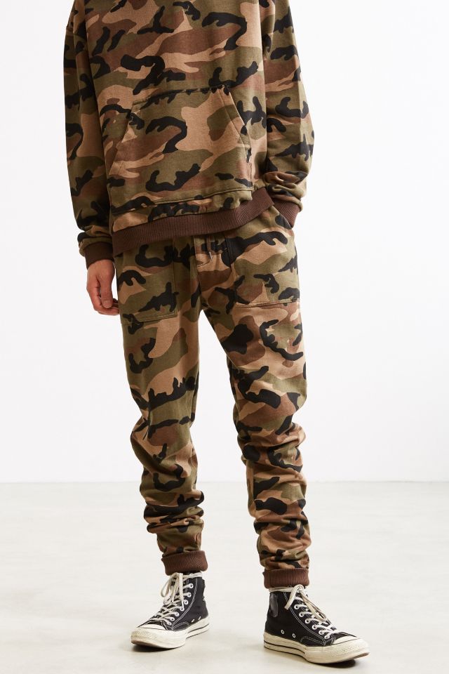 UO Camo Skinny Stacked Knit Jogger Pant #2