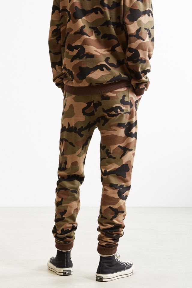 UO Camo Skinny Stacked Knit Jogger Pant #3