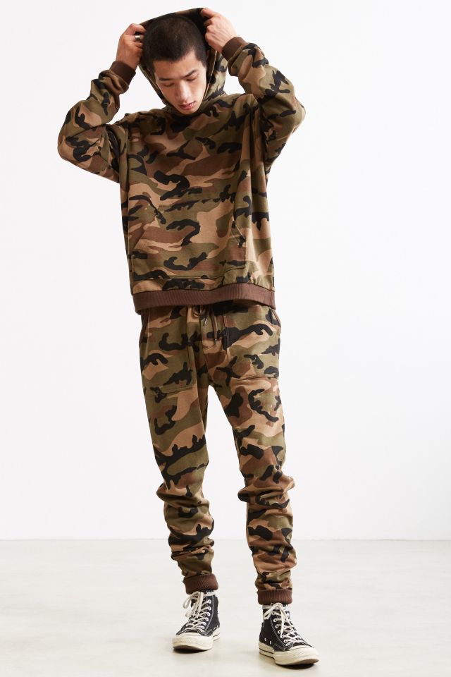 UO Camo Skinny Stacked Knit Jogger Pant #5