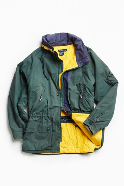 Nautica yellow outlet windbreaker