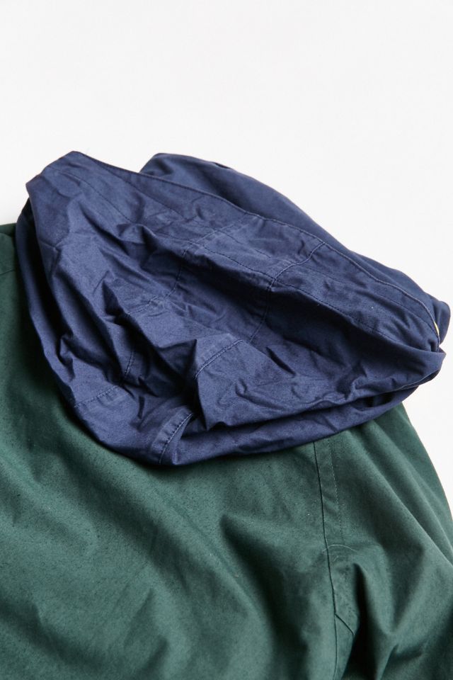 Vintage Nautica Green + Yellow '90s Prep Sport Windbreaker Jacket #3