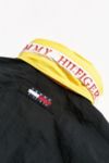 Vintage Tommy Hilfiger Black + Yellow '90s Prep Sport Windbreaker Jacket