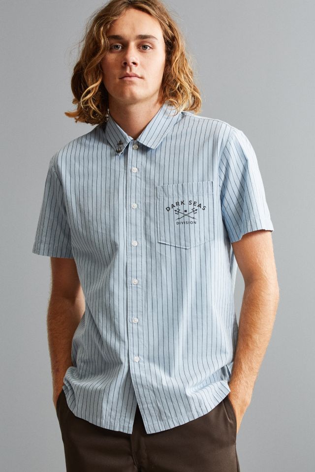 Dark Seas Carlsbad Striped Short Sleeve Button-Down Shirt #1
