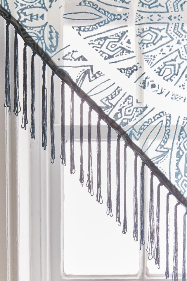 Eye Burnout Velvet Window Valance | Urban Outfitters