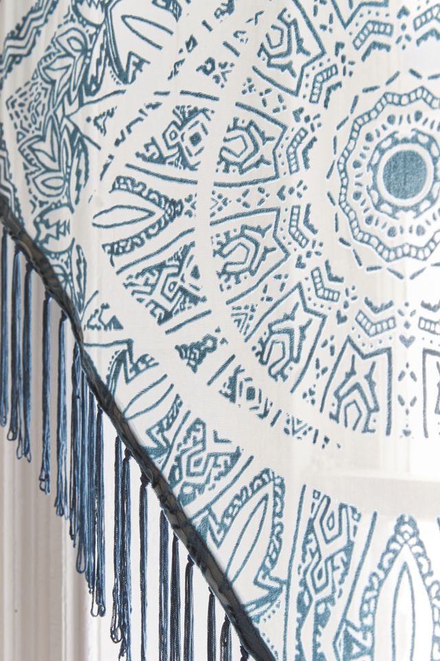 Eye Burnout Velvet Window Valance | Urban Outfitters