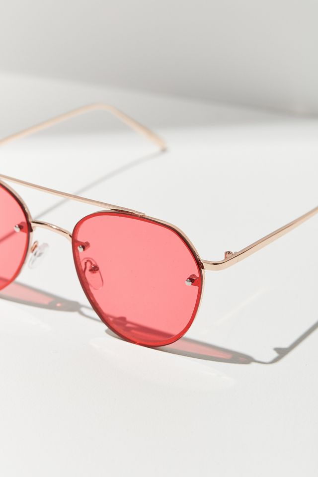 Fiona Translucent Aviator Sunglasses #2
