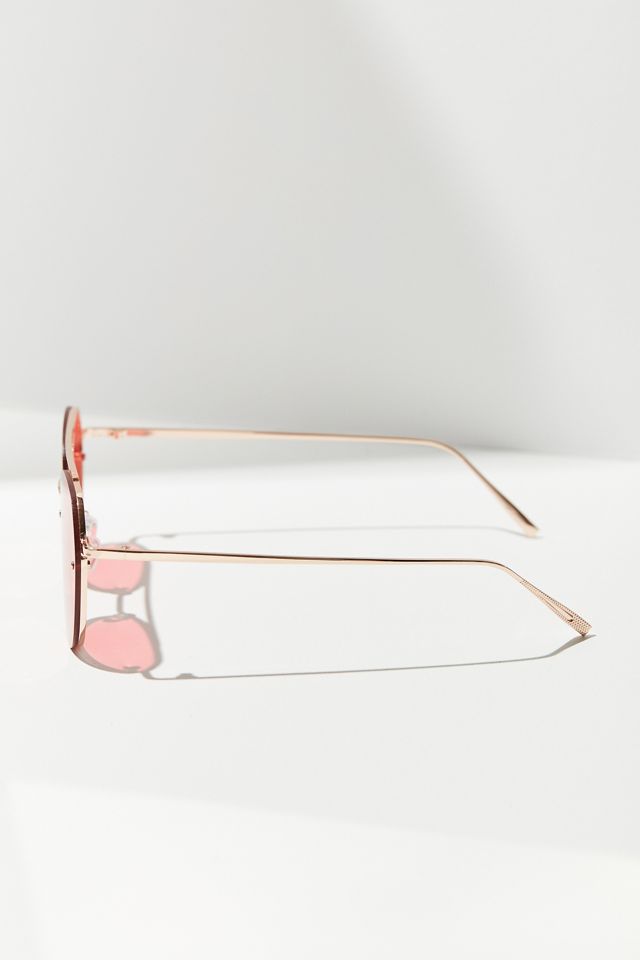 Fiona Translucent Aviator Sunglasses #3