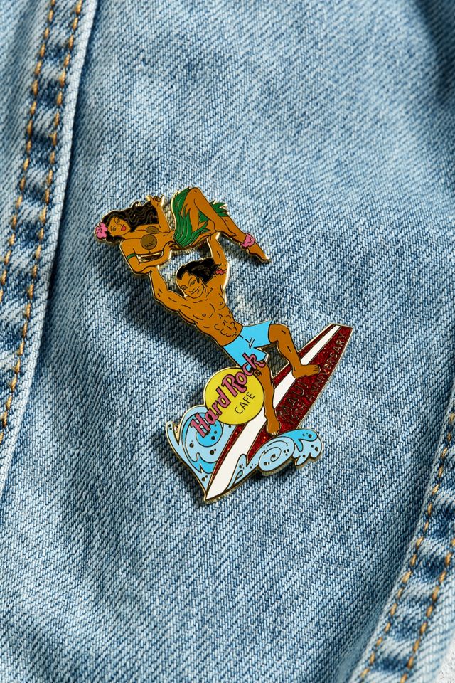 Vintage Hard Rock Cafe Maui Surfer Pin | Urban Outfitters