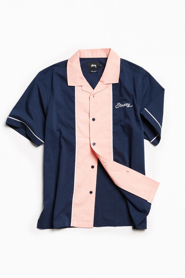 Stussy Middle Blocked Bowling Shirt