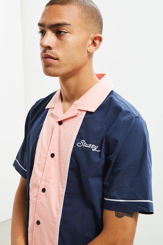 Stussy Middle Blocked Bowling Shirt #1