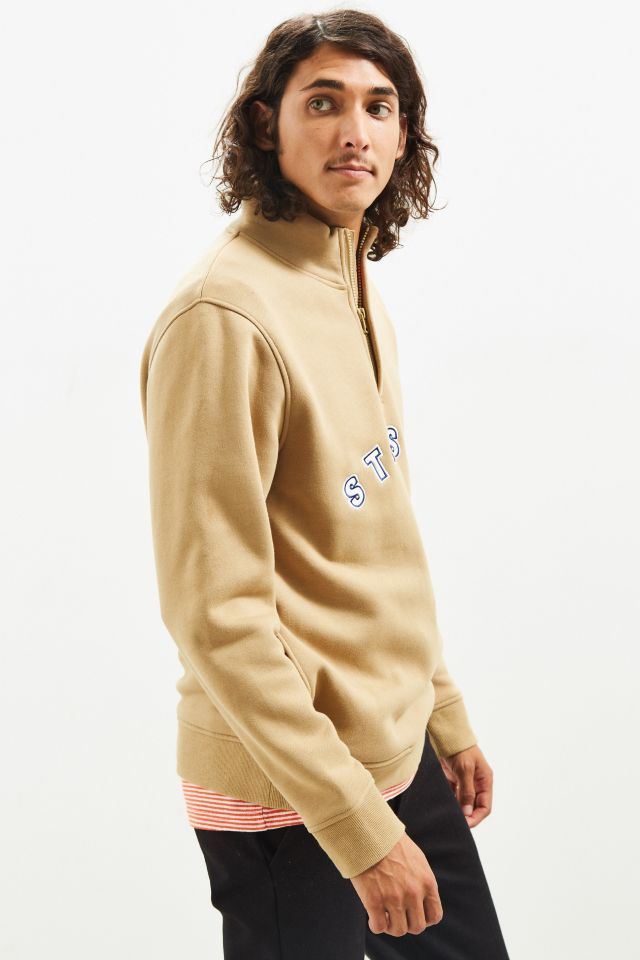 Stussy Embroidered Logo Quarter-Zip Mock Neck Sweatshirt #2