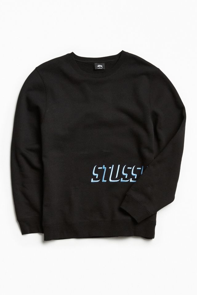 Stussy Arch Logo Crew Neck Sweatshirt, Urban Outfitters