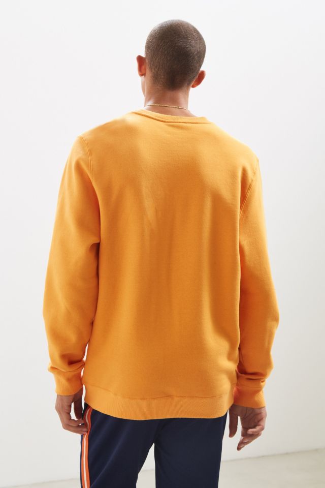 Stussy Embroidered Shadow Applique Apricot Crew Neck Sweatshirt #4