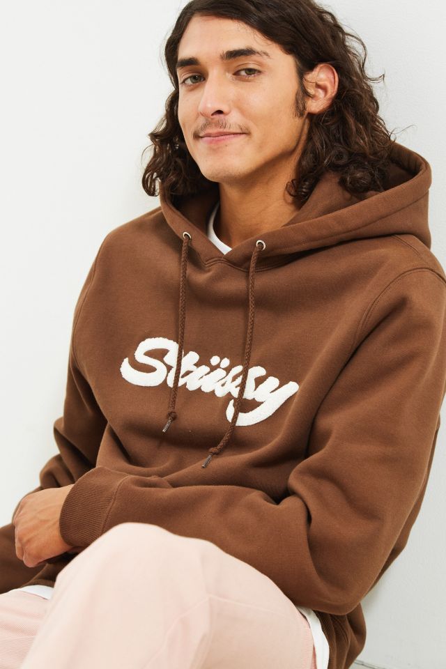 Stussy Chenille Applique Hoodie Sweatshirt