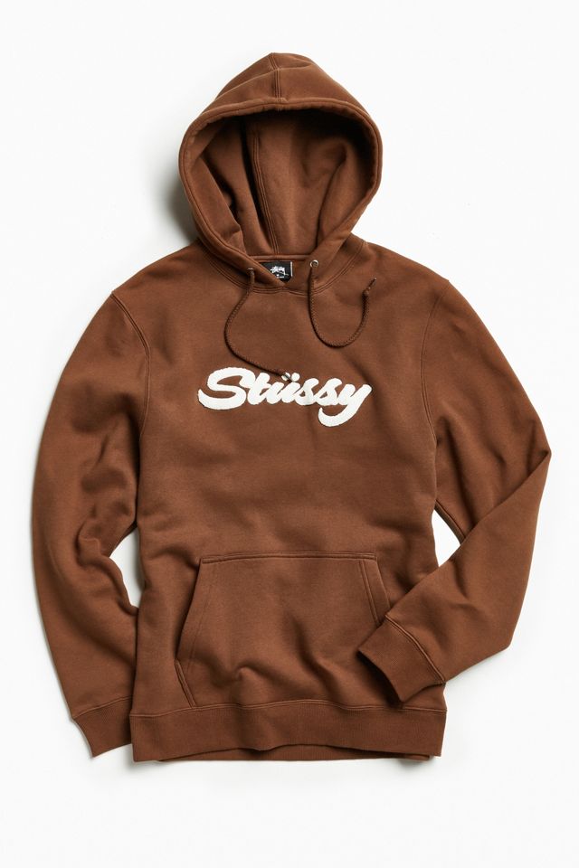 Stussy Chenille Applique Hoodie Sweatshirt | Urban Outfitters