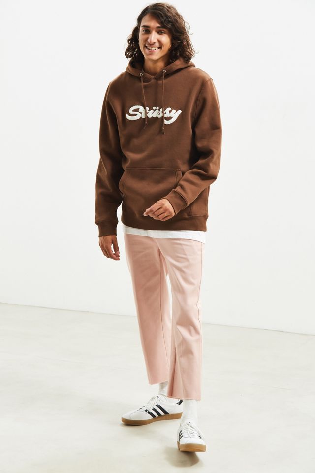 Stussy Chenille Applique Hoodie Sweatshirt | Urban Outfitters