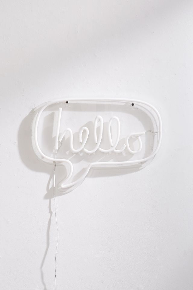 Hello Neon Sign #1