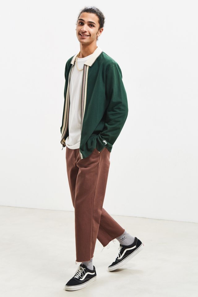Stussy Full-Zip Long Sleeve Polo Shirt | Urban Outfitters Stussy Full-Zip Long Sleeve Polo Shirt | Urban Outfitters