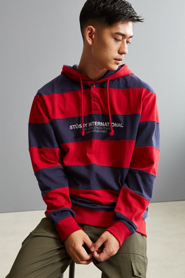 Stussy store rugby hoodie