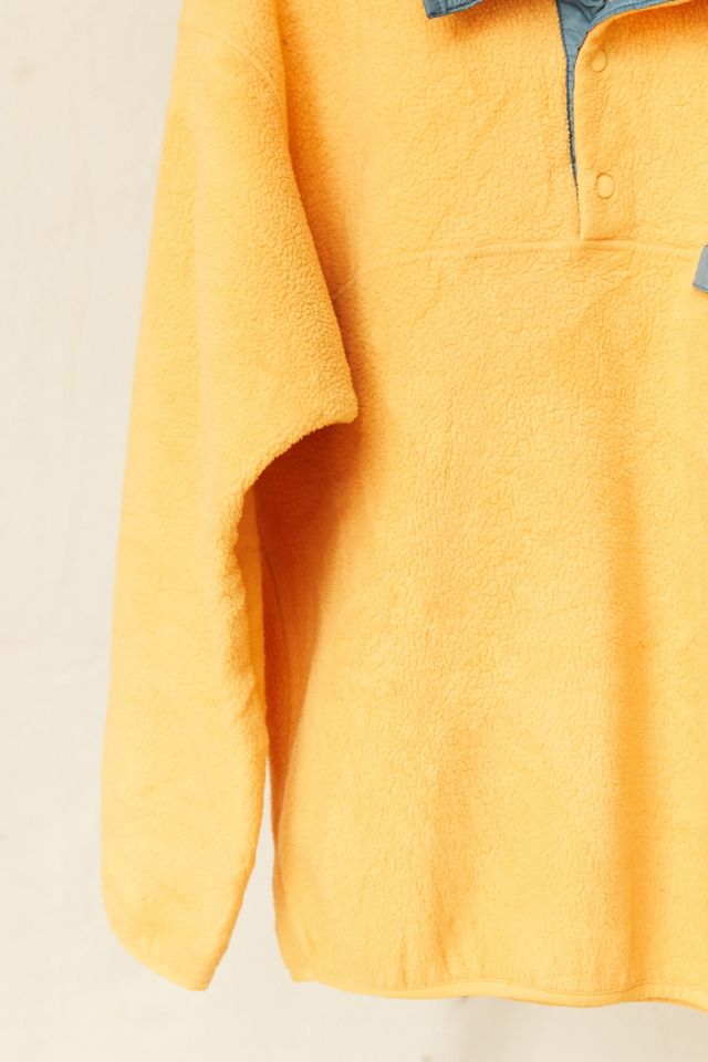Vintage Patagonia Yellow Fleece Pullover Jacket #2