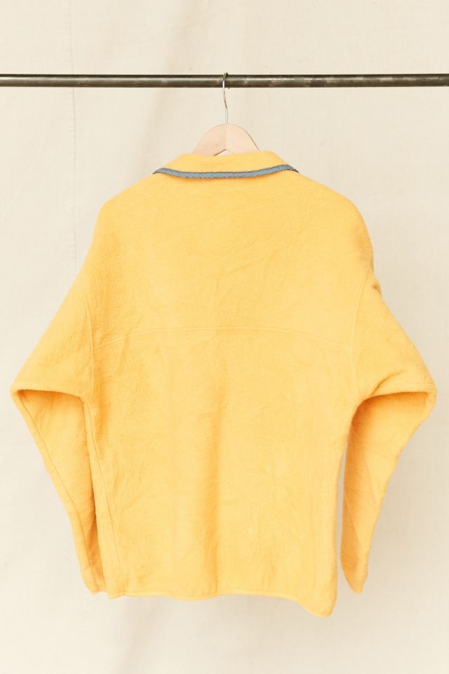 Vintage Patagonia Yellow Fleece Pullover Jacket #3